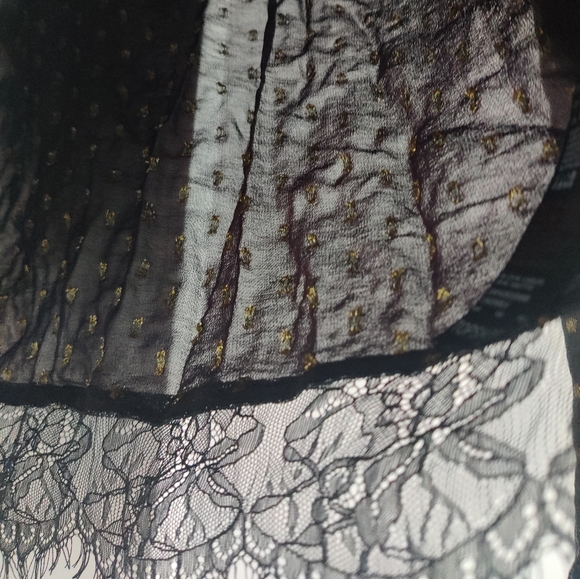 Topshop semi sheer blouse - Picture 6 of 7